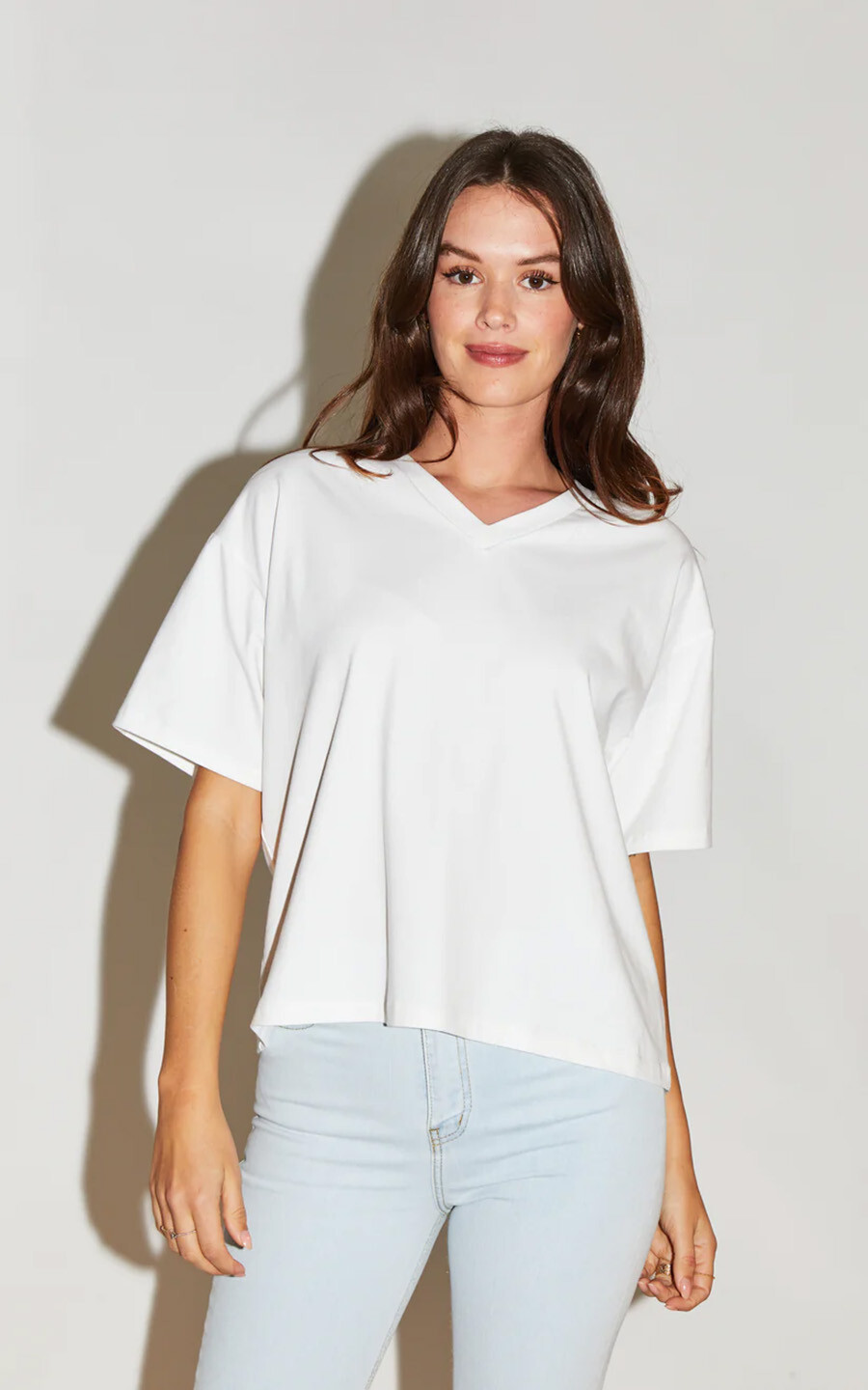 Gebroken wit T-shirt/top