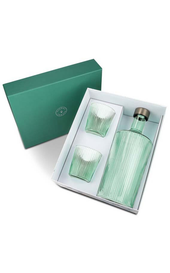 Groen Servies en glazen