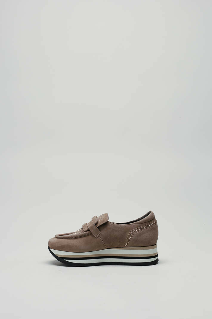 zoom in on Taupe Mocassin image Taupe Mocassin image