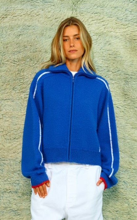 Blauw Cardigan