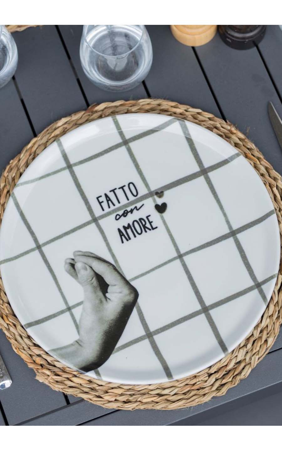 Grijs Servies en glazen