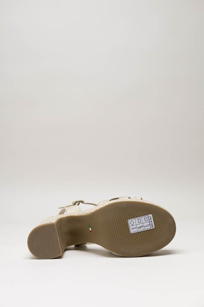 Goud Sandaal hak image