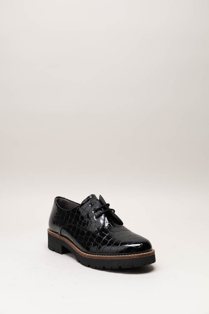Zwart Veterschoen