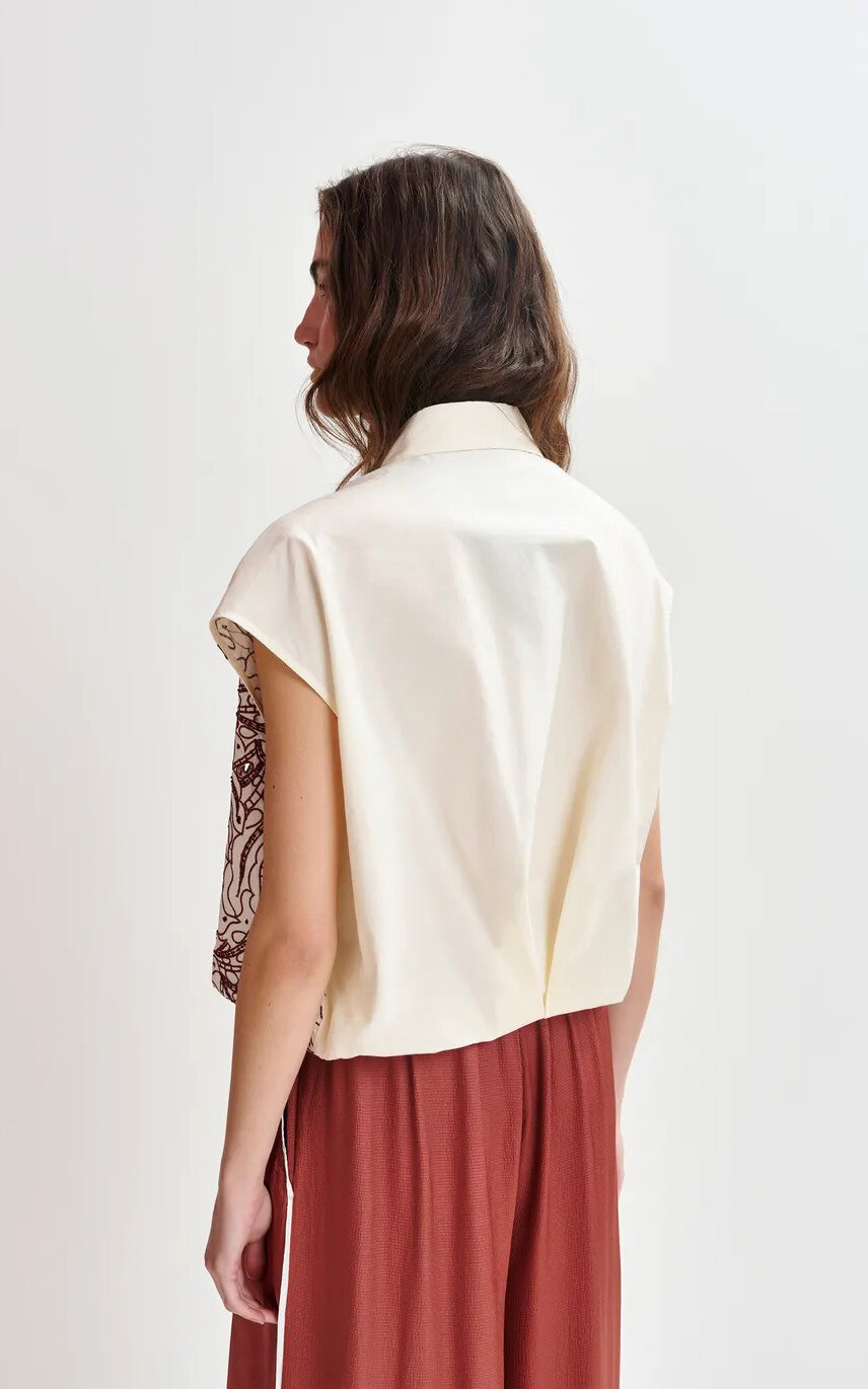 Beige Blouse