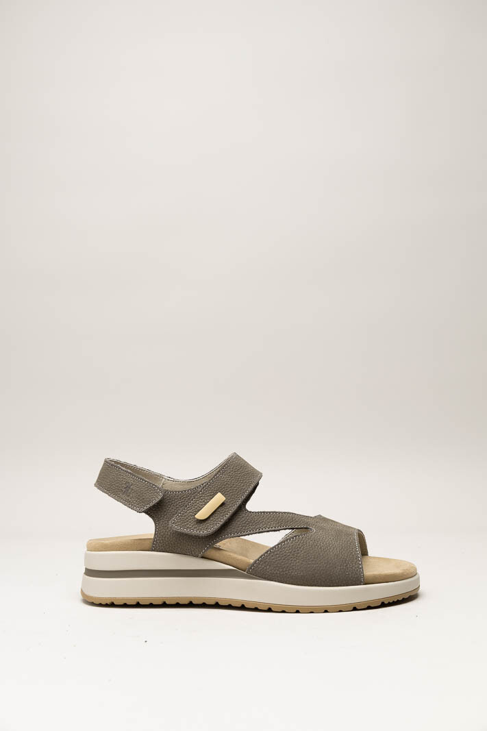 Kaki Sandaal sleehak