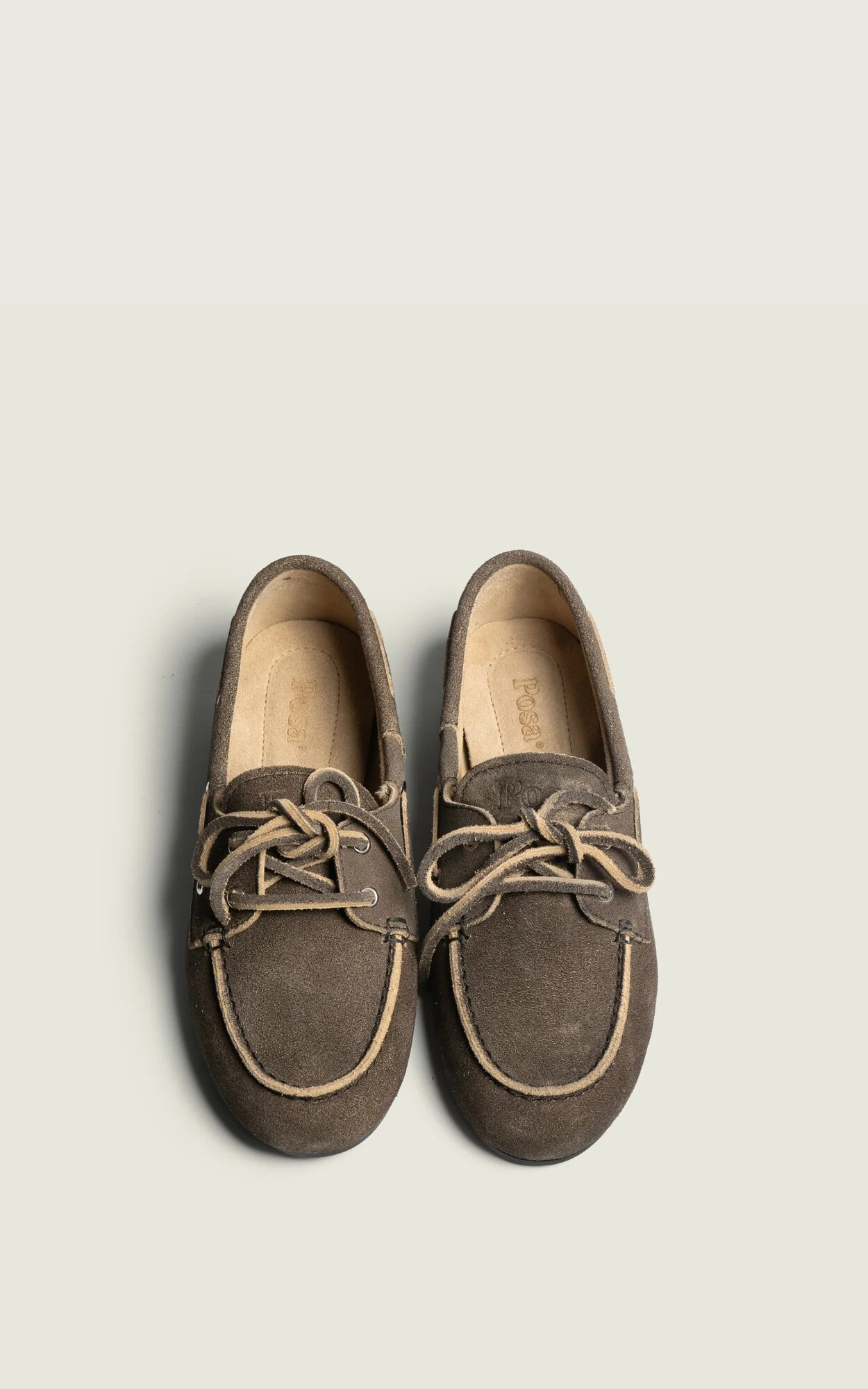 Taupe Bootschoen