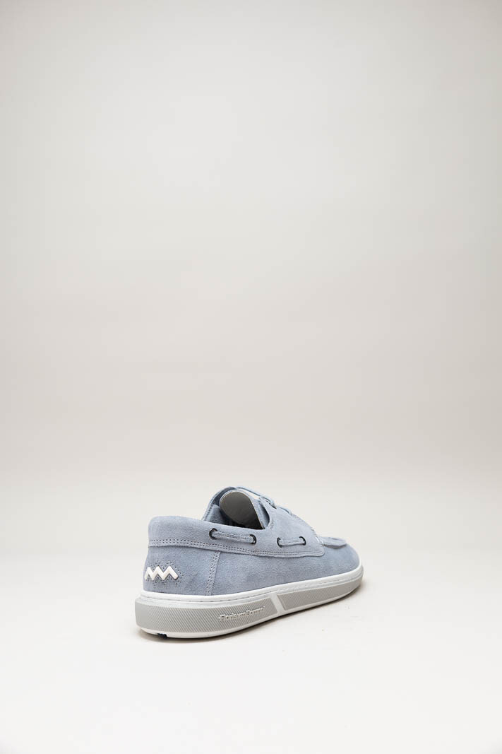 Lichtblauw Bootschoen image