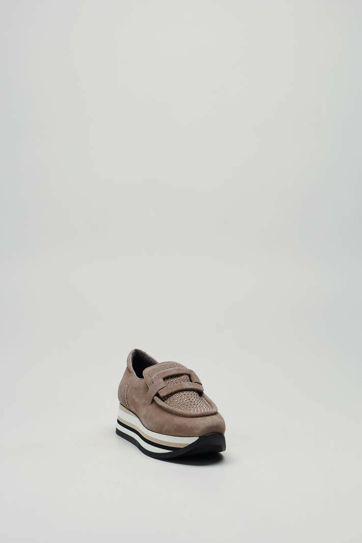 zoom in on Taupe Mocassin image Taupe Mocassin image