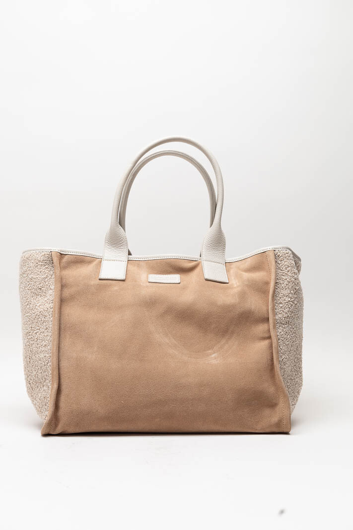 Beige Handtas