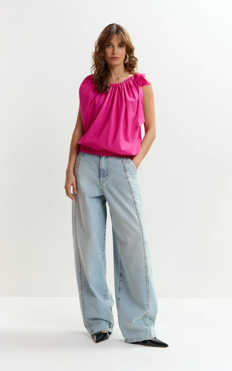 Fuchsia T-shirt/top image