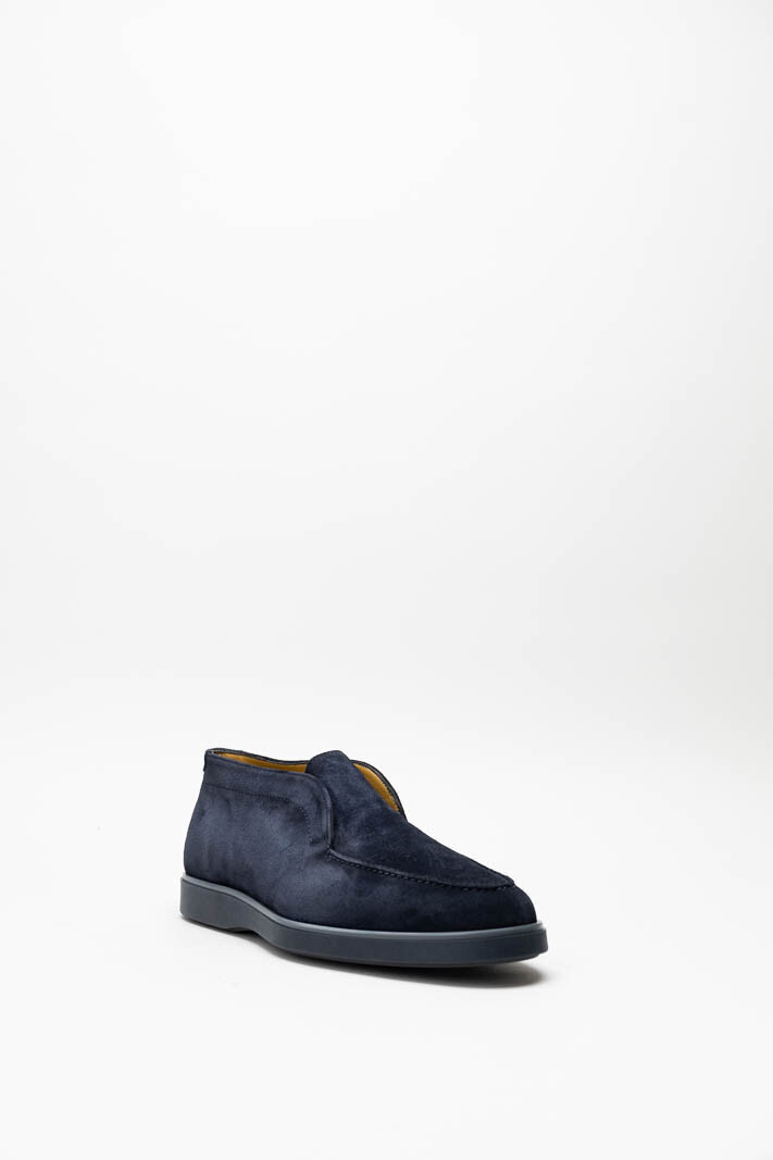 Donkerblauw Mocassin