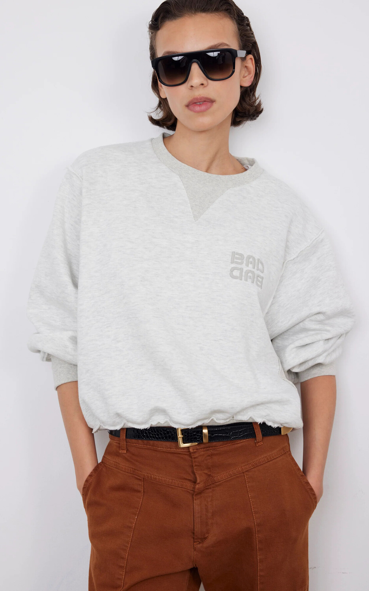 Grijs Sweater/trui