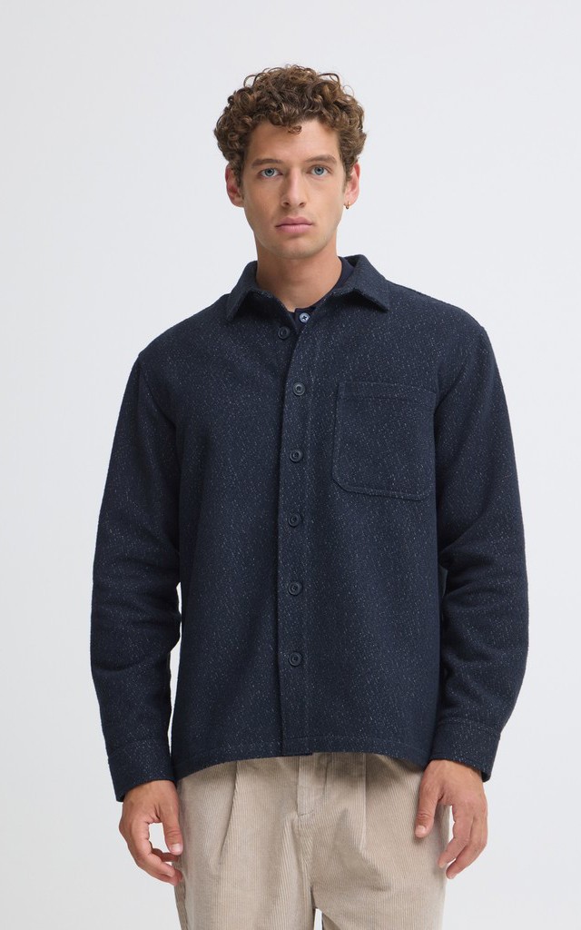Blauw Overshirt