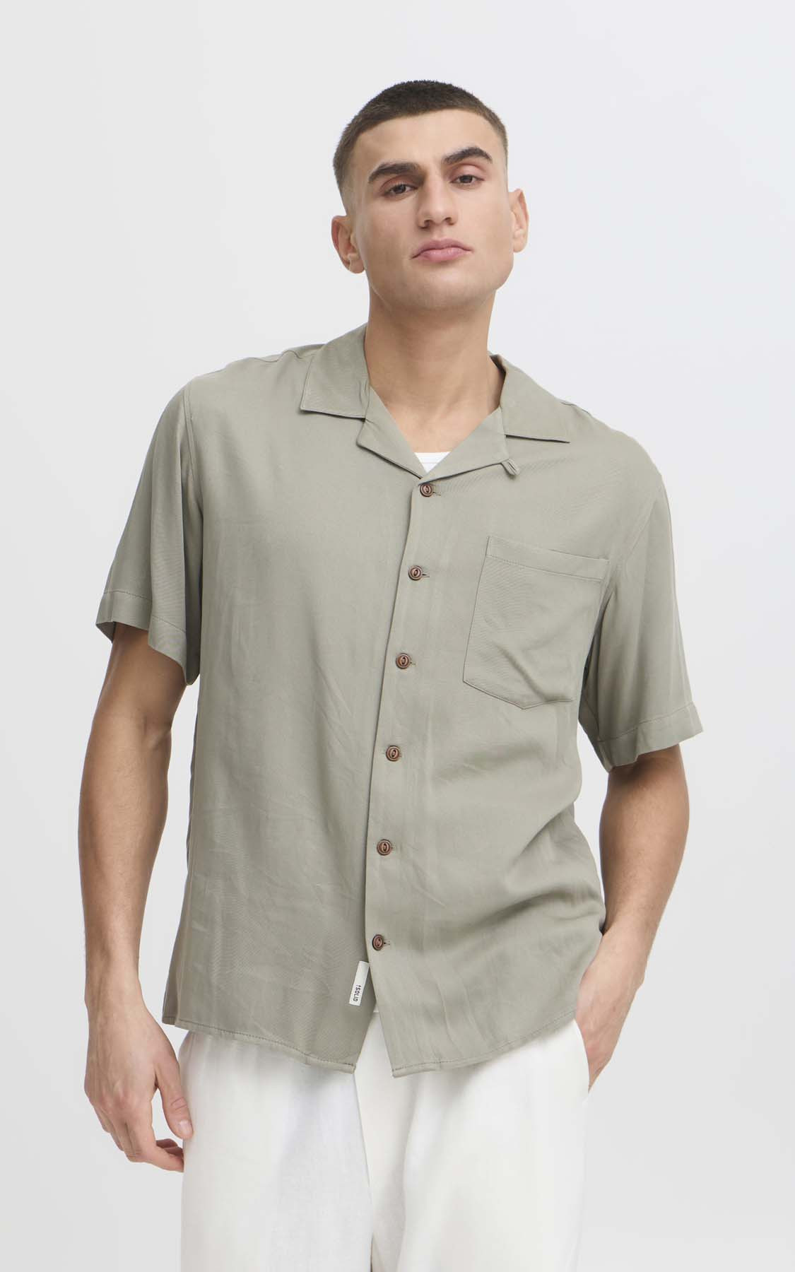 Beige Hemd