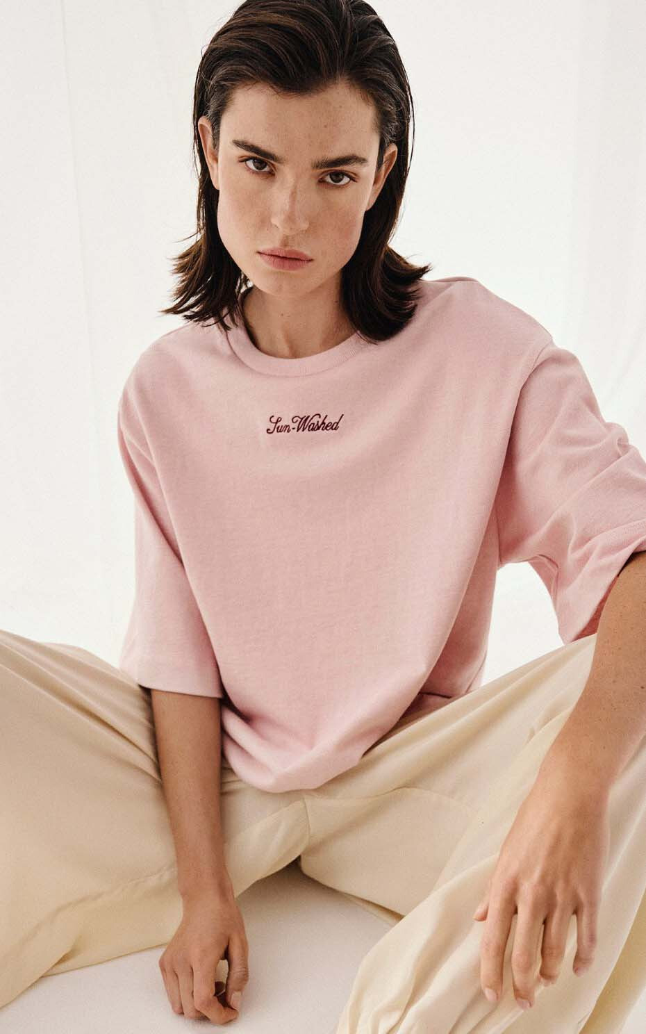 Roze T-shirt/top