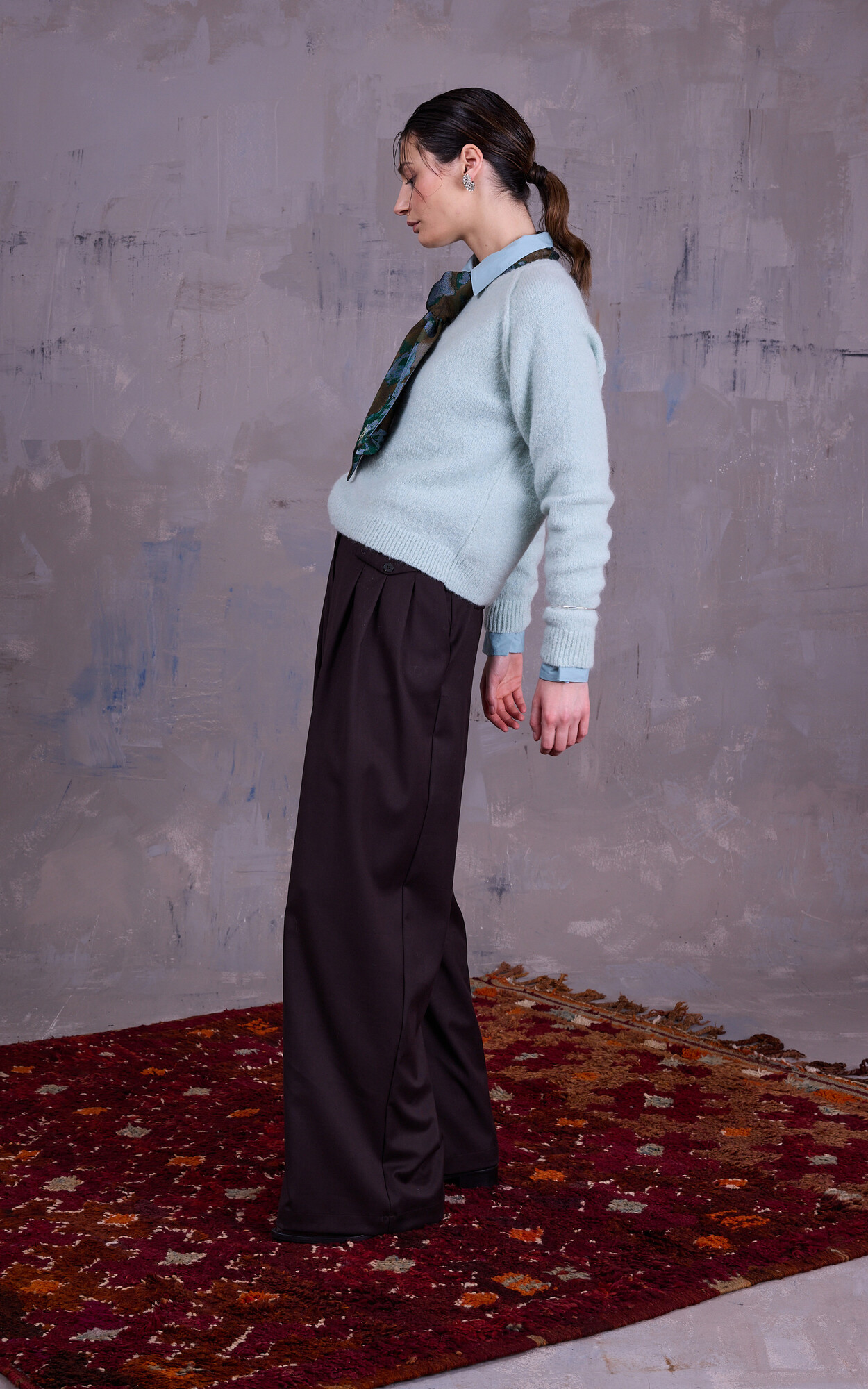 Lichtblauw Sweater/trui