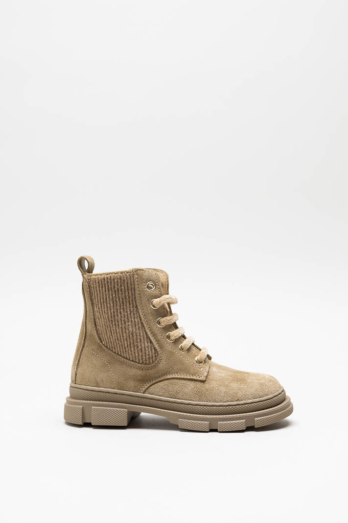 Beige Veterbottine