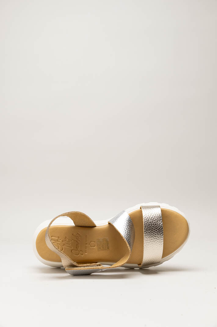 Goud Sandaal sleehak image