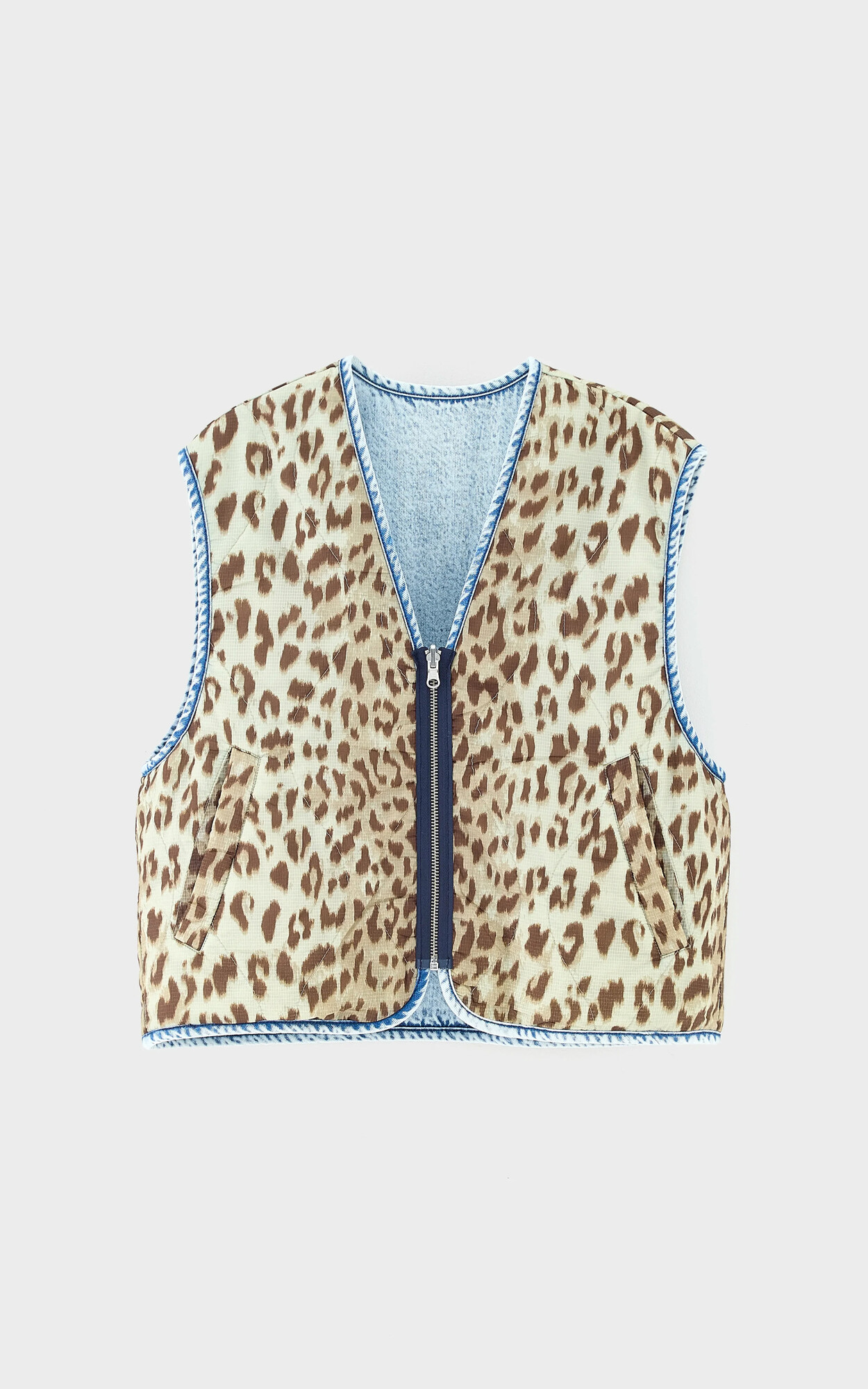 Blauw Gilet image