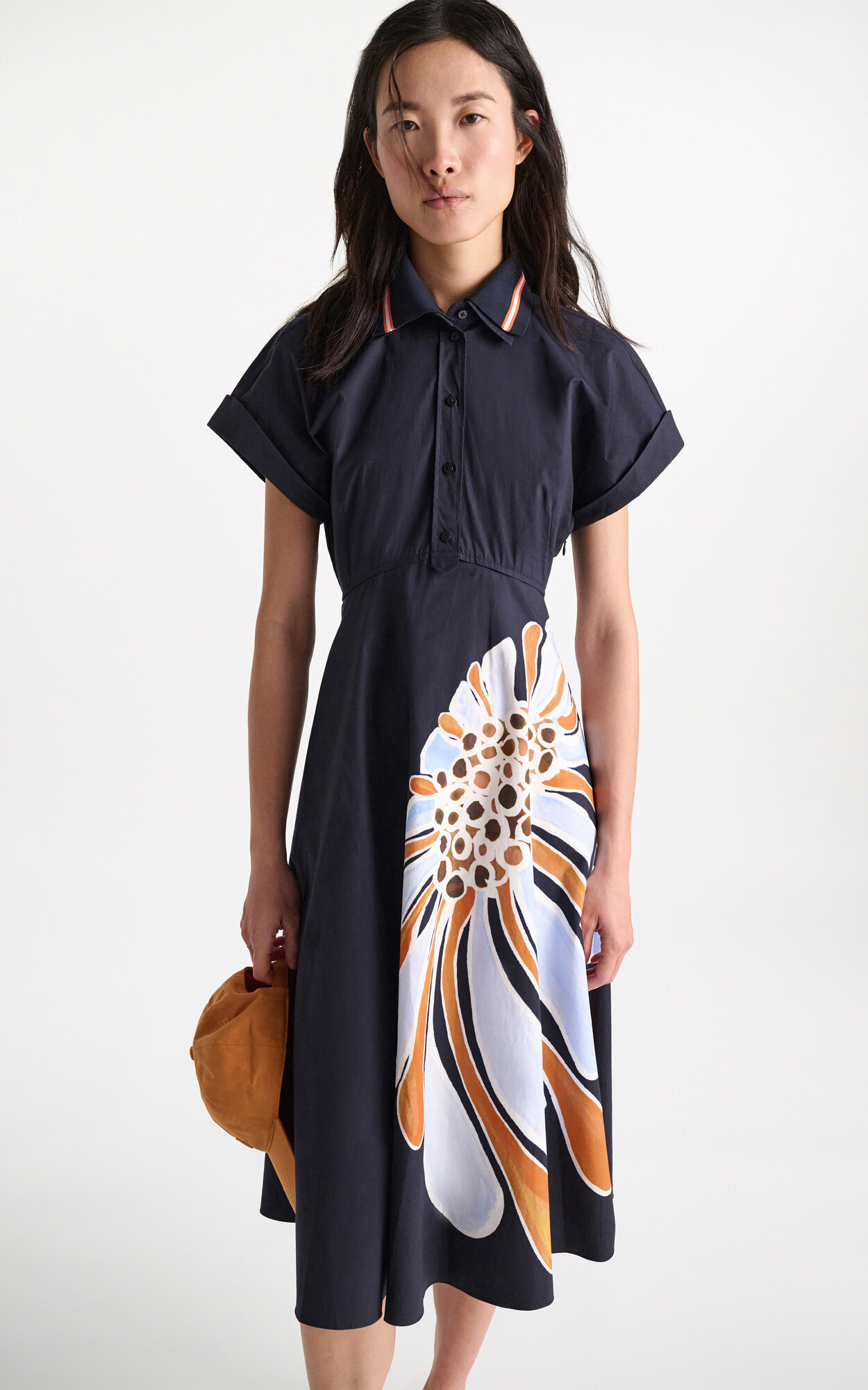 Marineblauw Jurk image