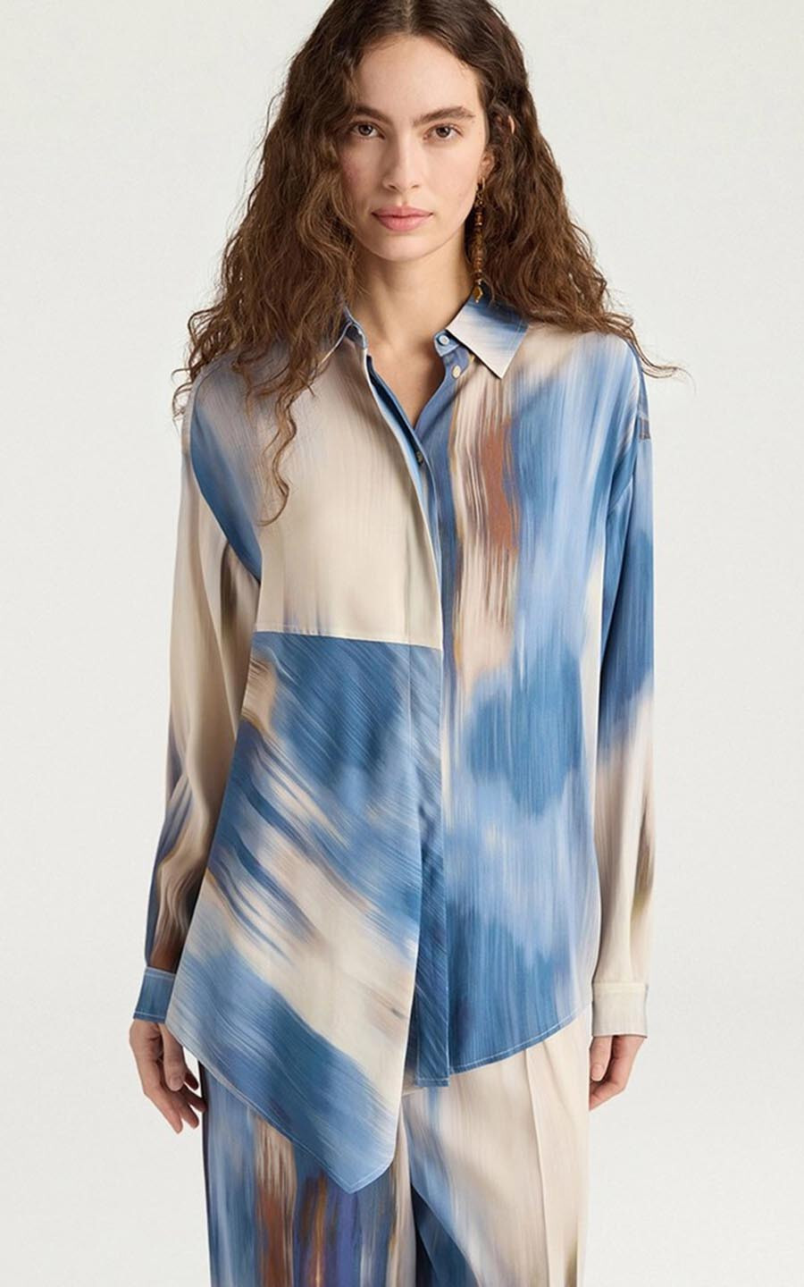 Blauw Blouse