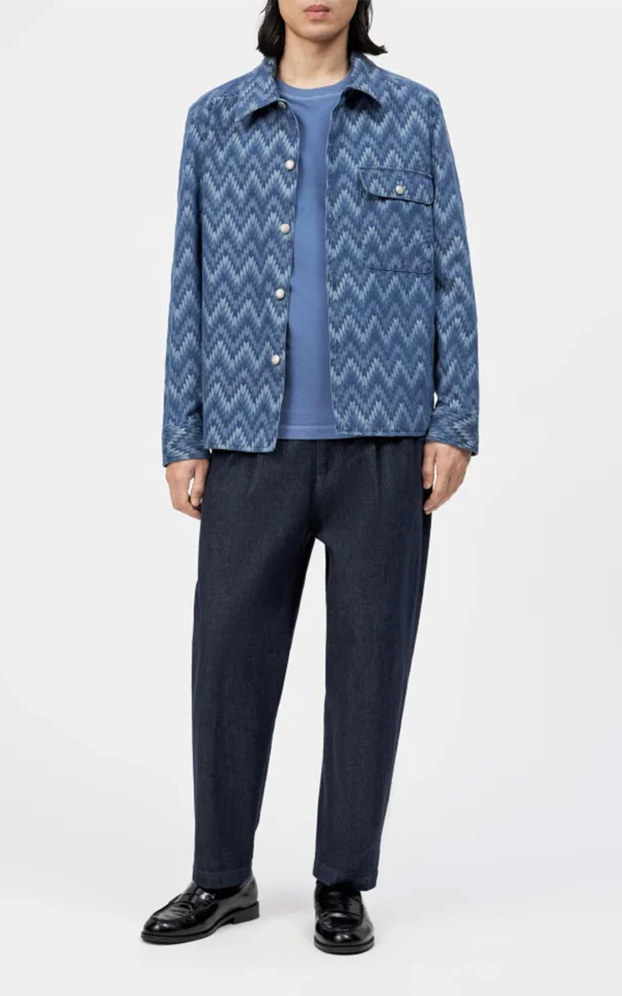 Blauw Overshirt image