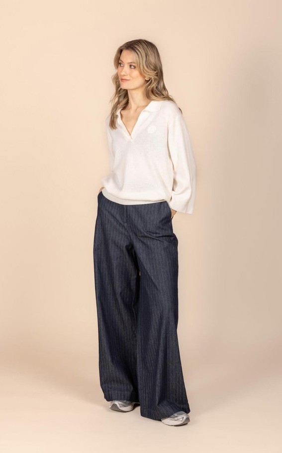 Donkerblauw Broek