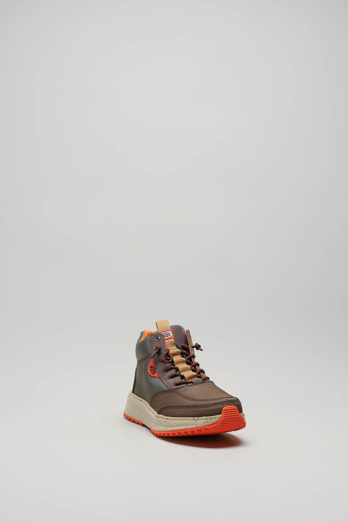 zoom in on Kaki Veterschoen hoog image Kaki Veterschoen hoog image