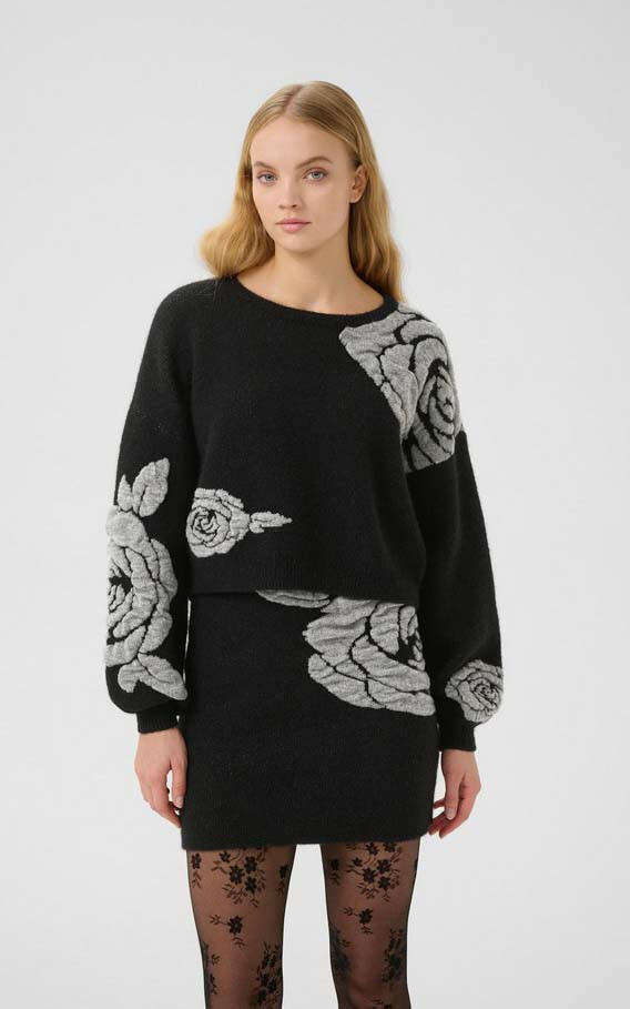 Zwart Sweater/trui