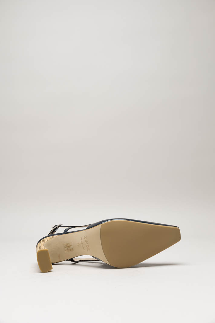 Donkerblauw Pump image