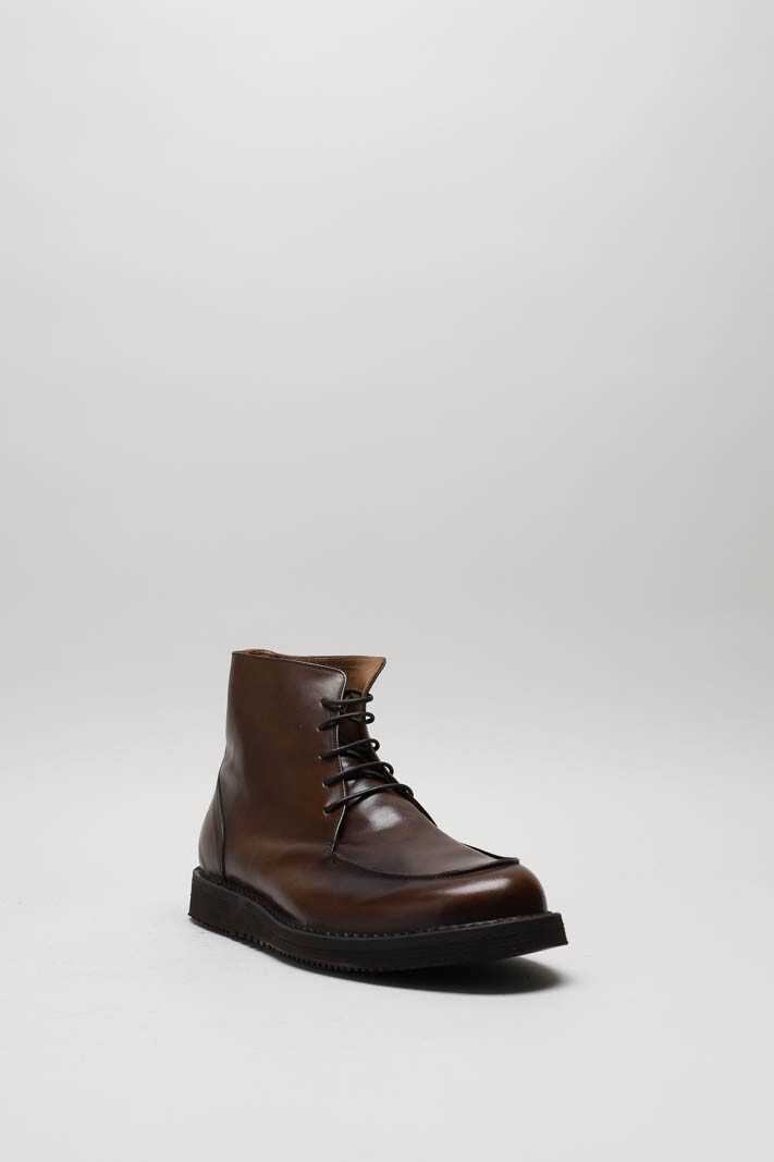 Cognac Veterschoen hoog