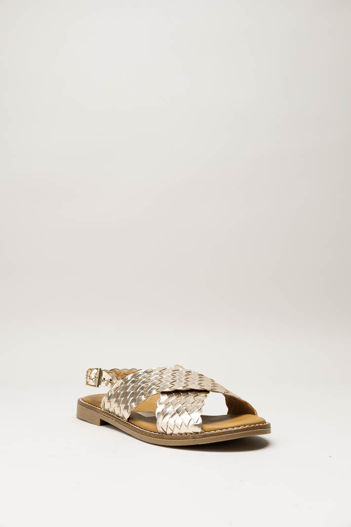 Goud Sandaal plat