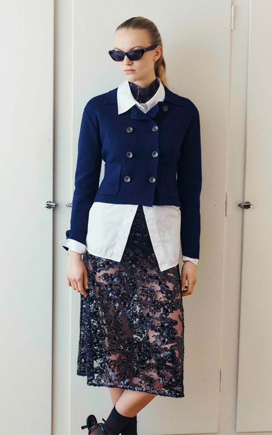 Donkerblauw Rok image