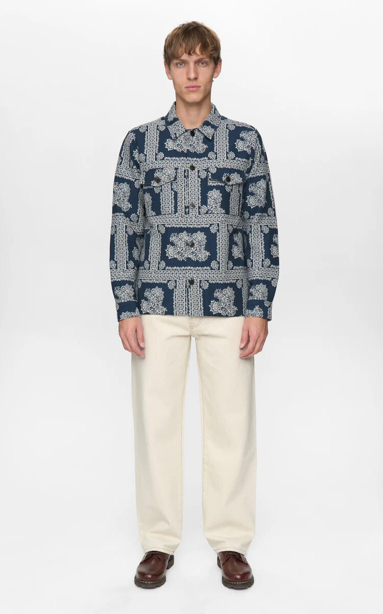 Blauw Overshirt image