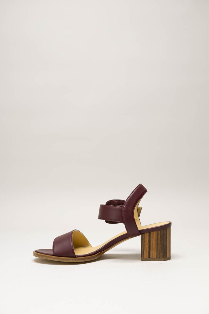 Bordeaux Sandaal hak image