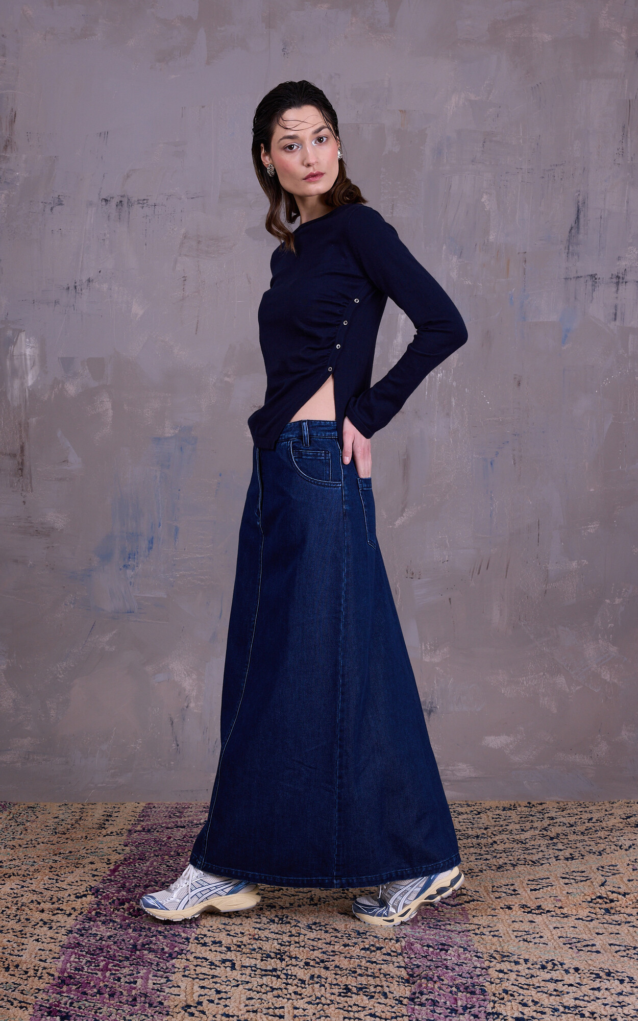 Donkerblauw Sweater/trui