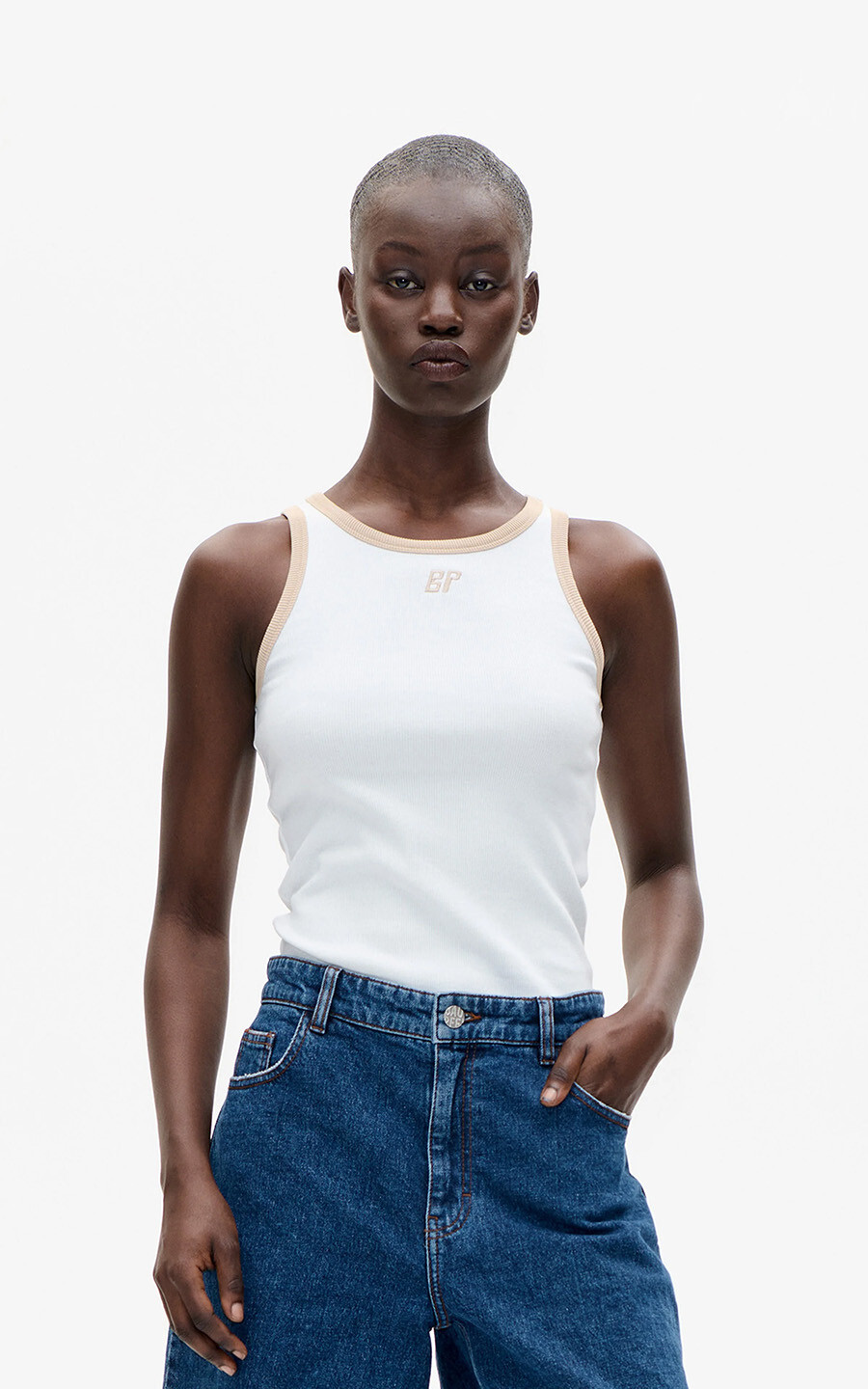 Wit T-shirt/top
