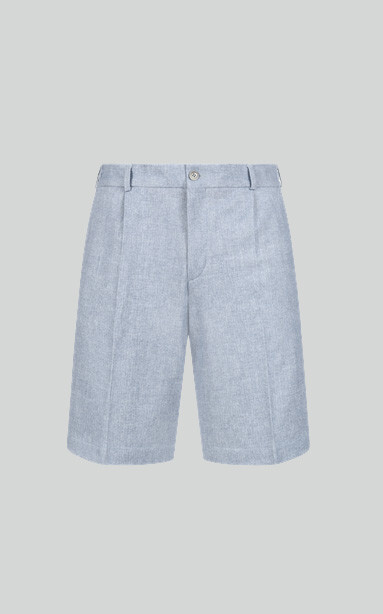 Lichtblauw Short/bermuda