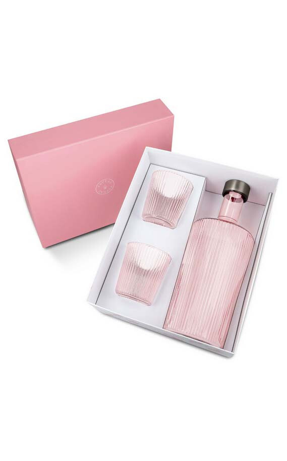 Roze Servies en glazen