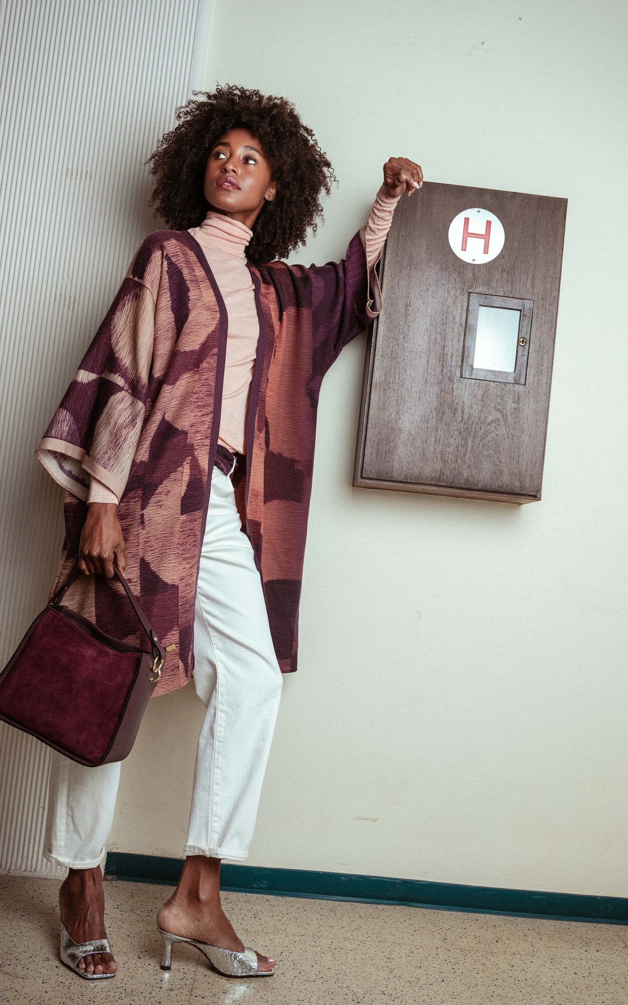 Aubergine Cardigan