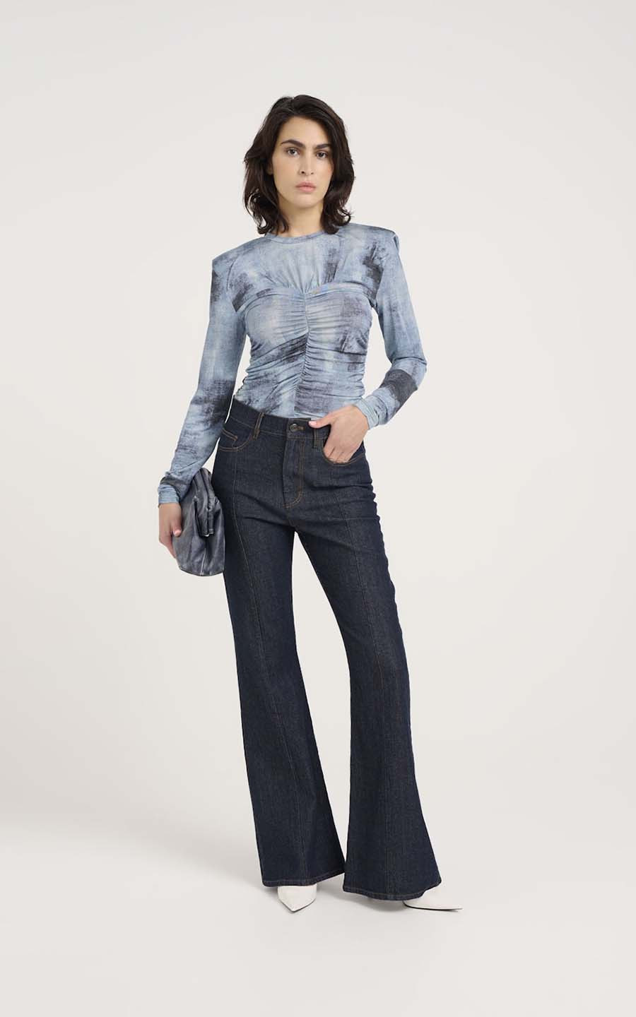 Blauw Blouse