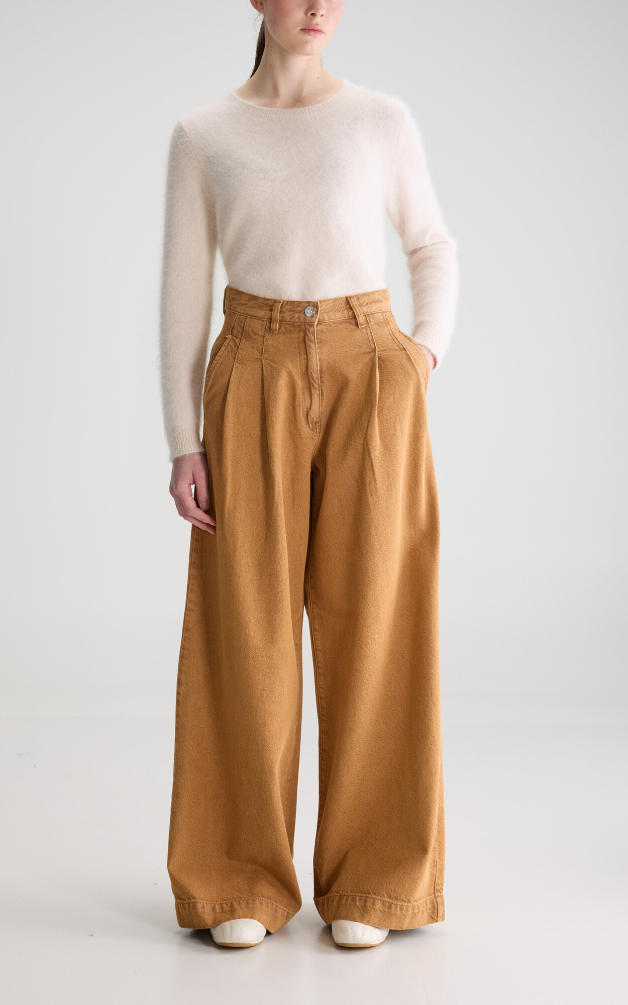 Camel Jeansbroek