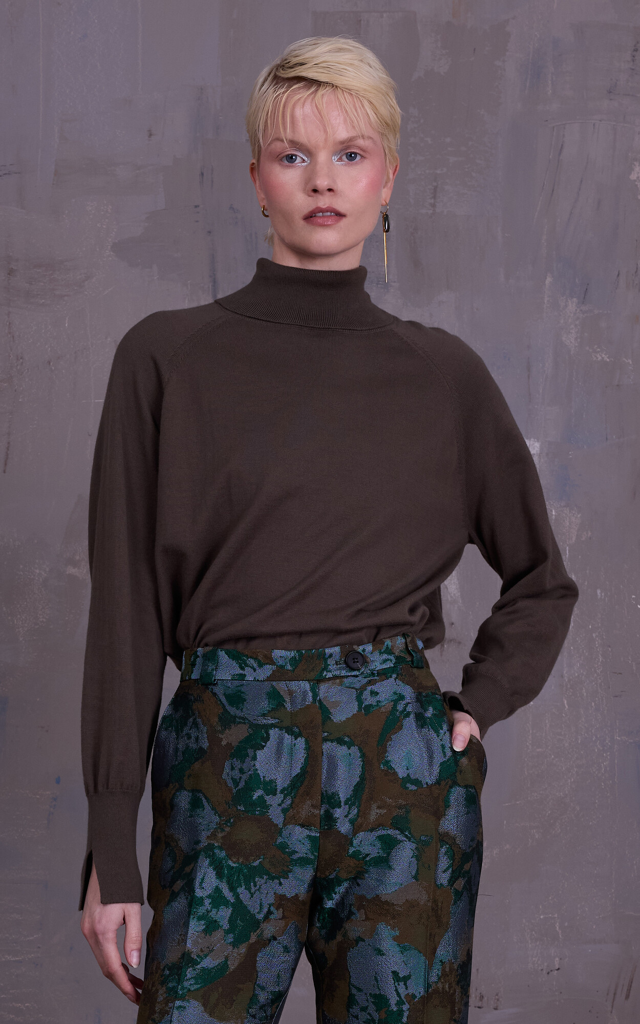 Kaki Sweater/trui