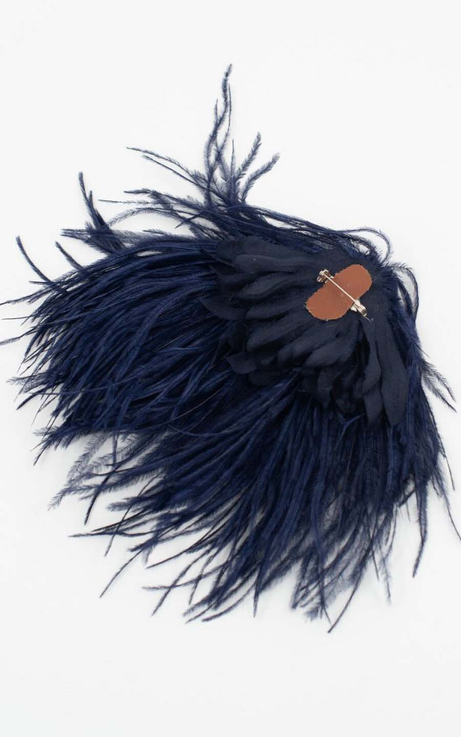 Donkerblauw Broche image