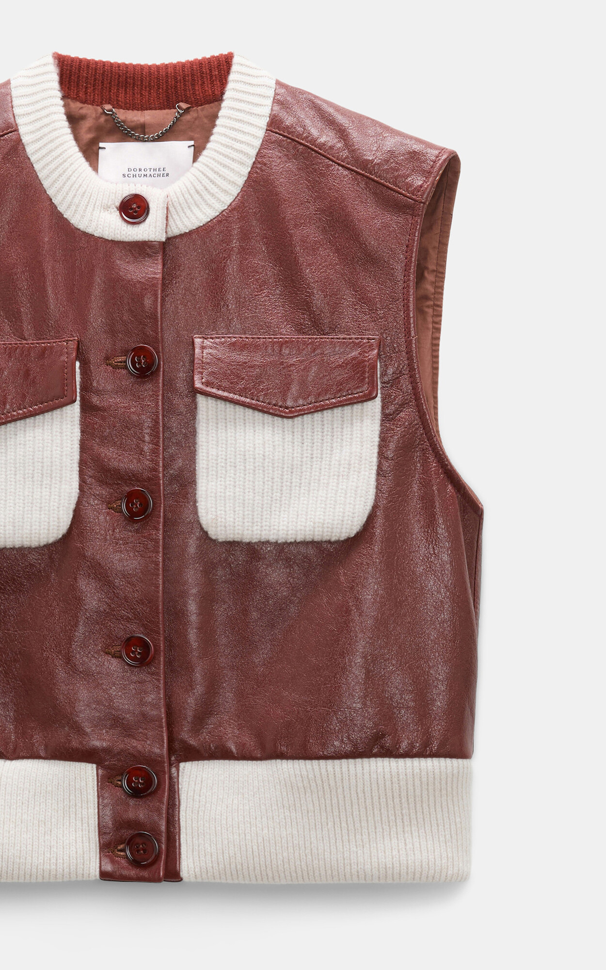 Bruin Vest mouwloos image