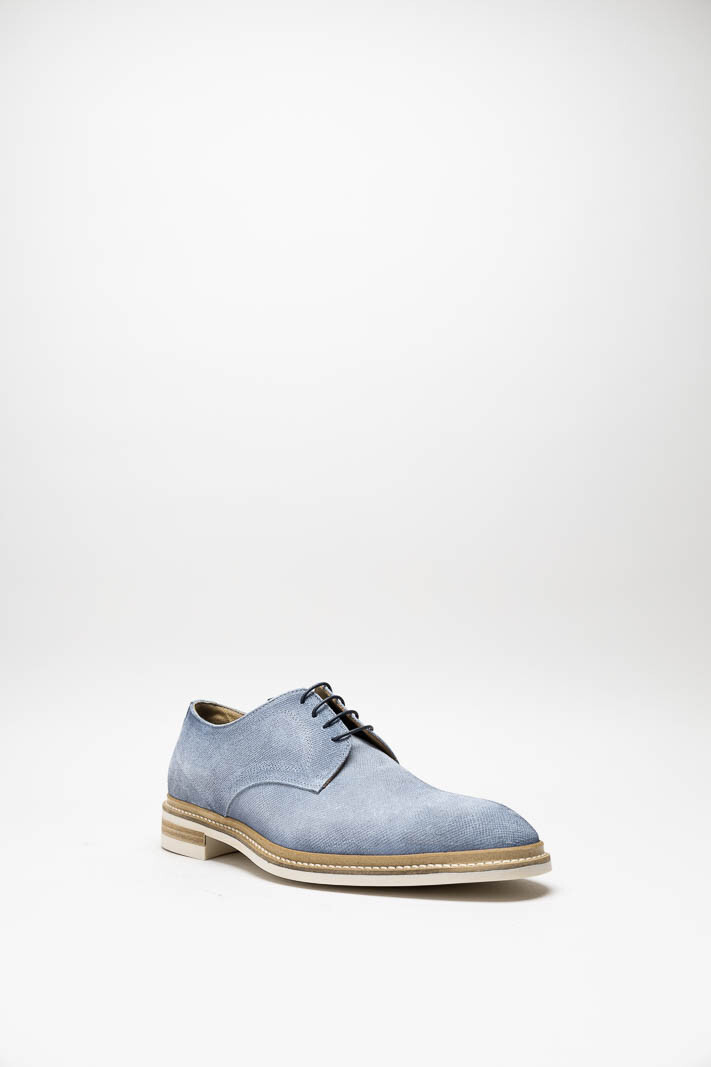 Lichtblauw Veterschoen