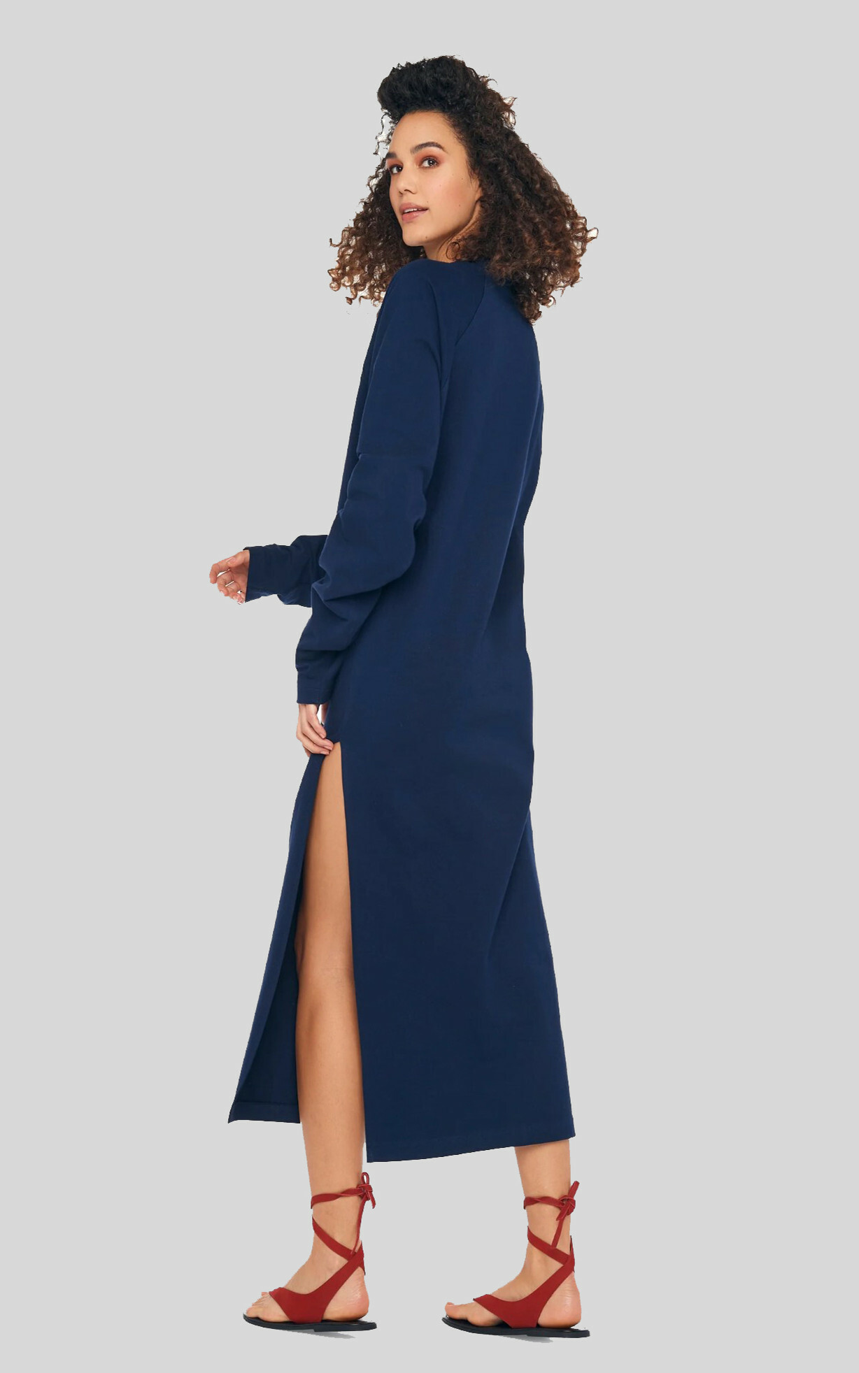 zoom in on Donkerblauw Jurk image Donkerblauw Jurk image
