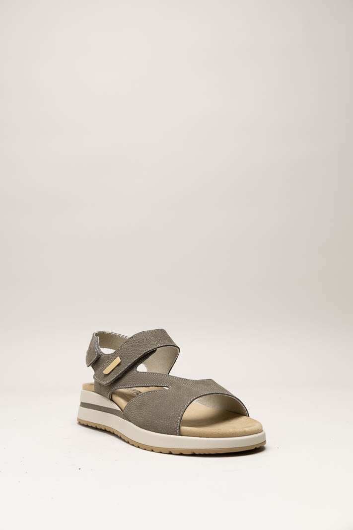 Kaki Sandaal sleehak