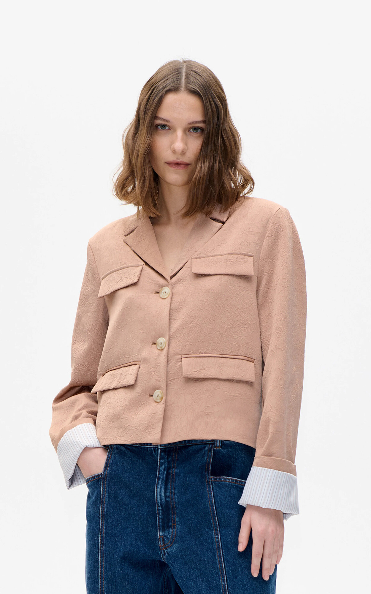 Beige Jas