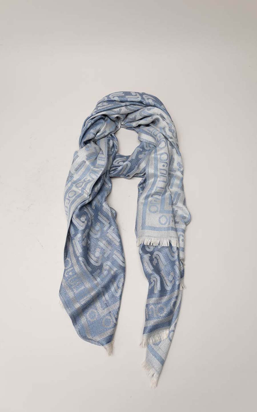 Lichtblauw Sjaals